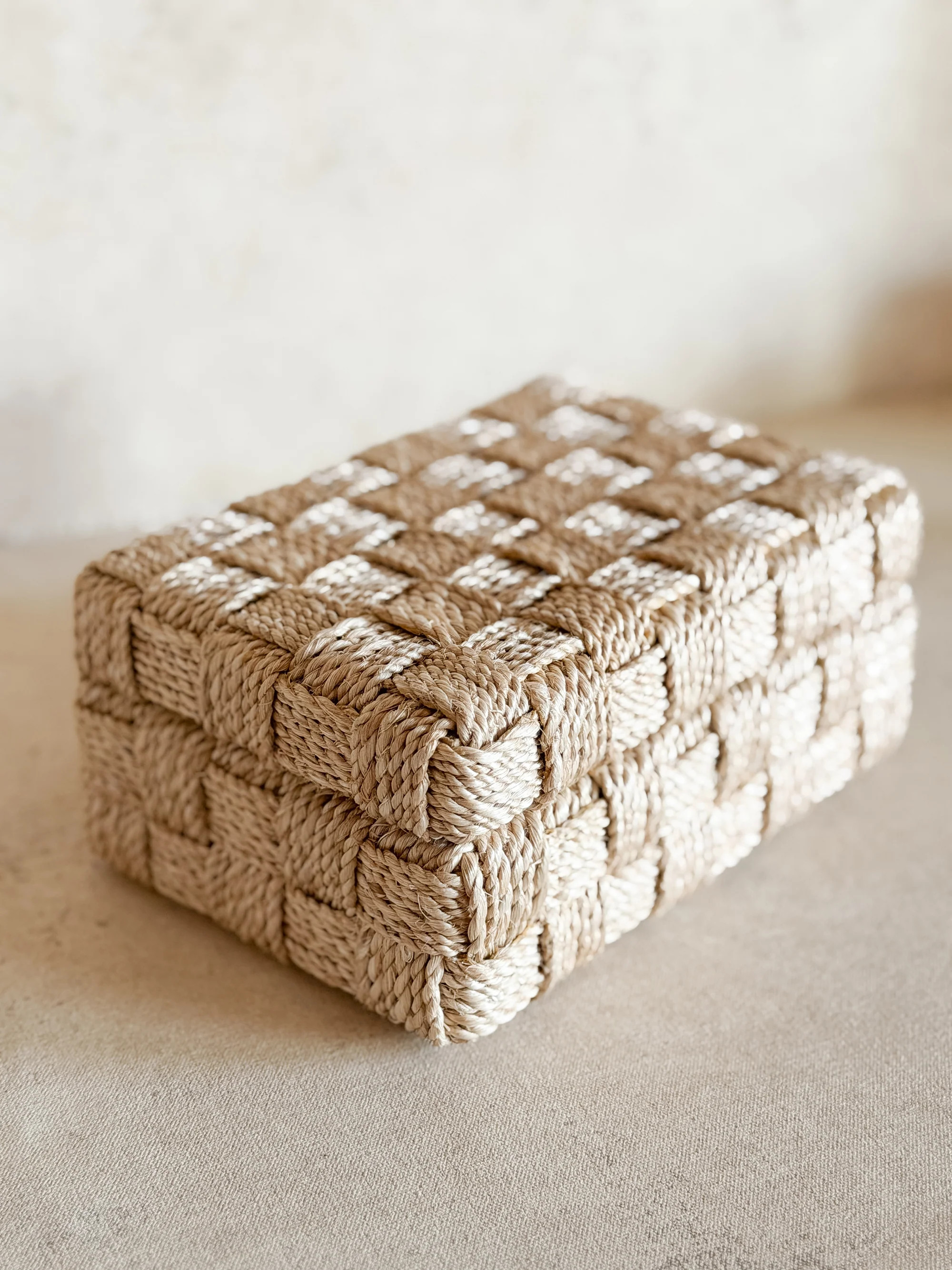Woven Decor Box | Cottage and Key