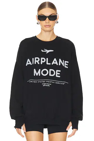 The Laundry Room Airplane Mode USPS Sweatshirt in Black. - size XL | Revolve Clothing (Global)