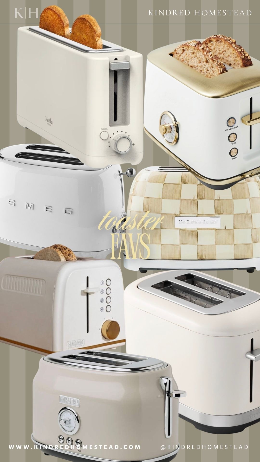 Recent toaster finds for a kitchen that deserves a pretty countertop appliance 🤍 From classic cream to soft blue and vintage-inspired shapes—small details that make the everyday feel a little more collected.

#LTKHome