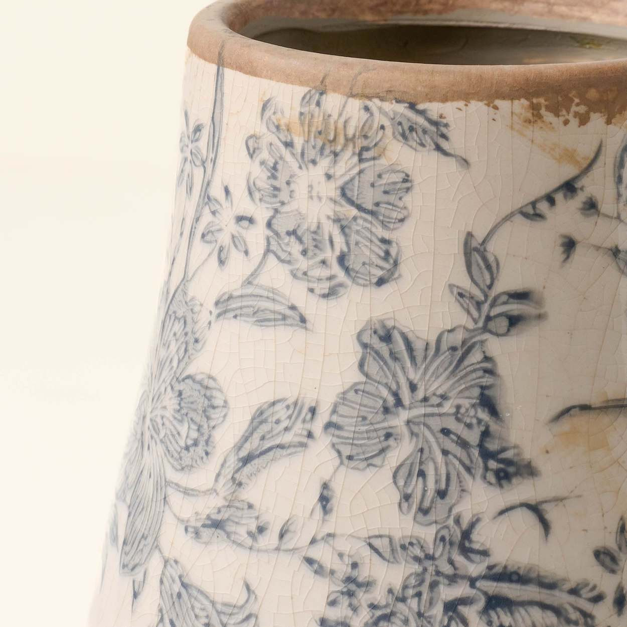 Black and White Distressed Vase | Magnolia