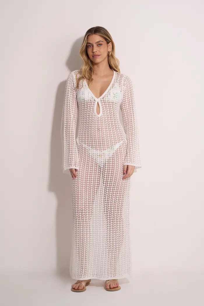 Flora Crocheted Beach Dress Cover-Up | Nordstrom
