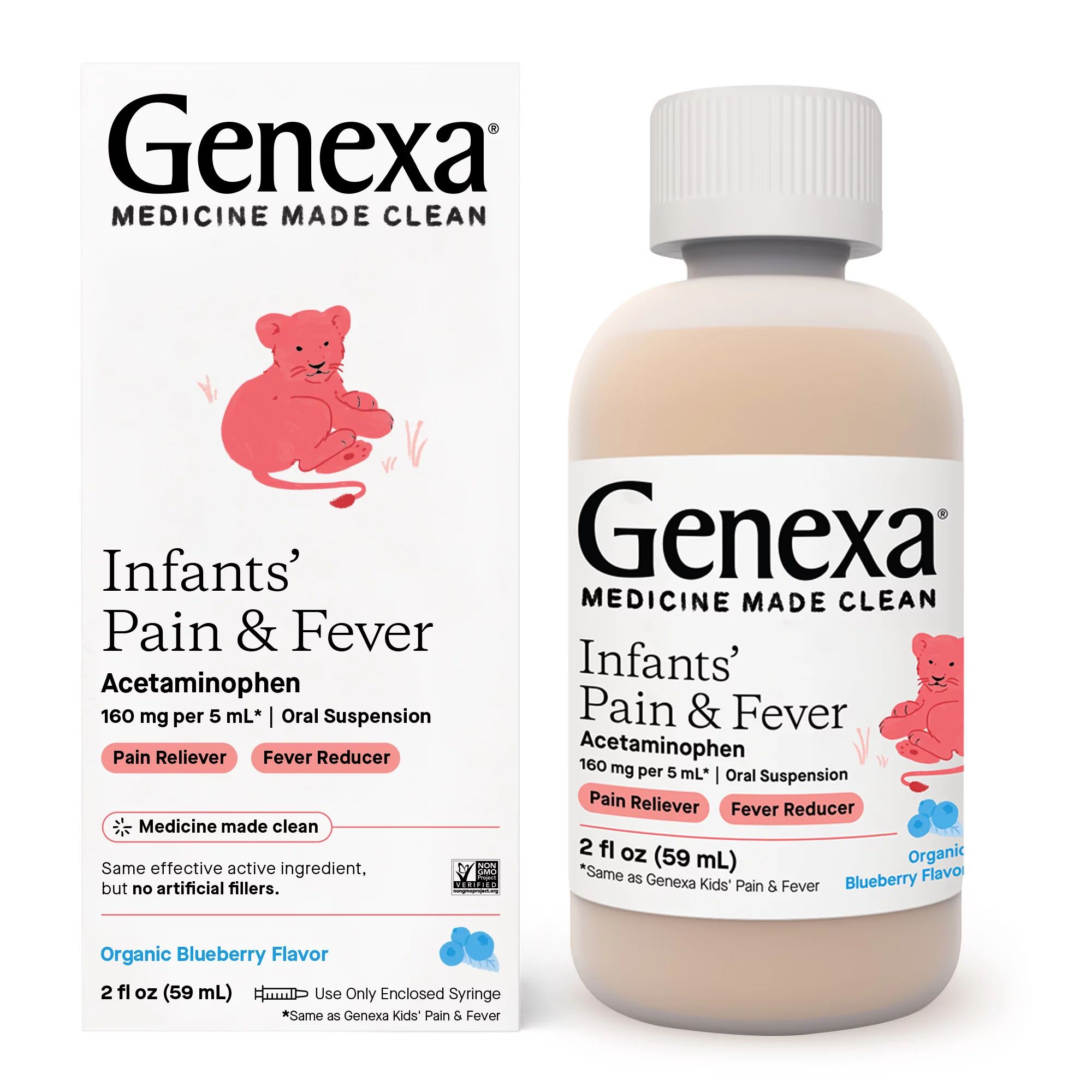Genexa Infants' Acetaminophen Oral Suspension, Acetaminophen, 2 oz | Walmart (US)