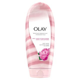 Olay Moisture Ribbons Plus Shea + Notes of Peony Blossom Body Wash, 18 oz | CVS | CVS Health