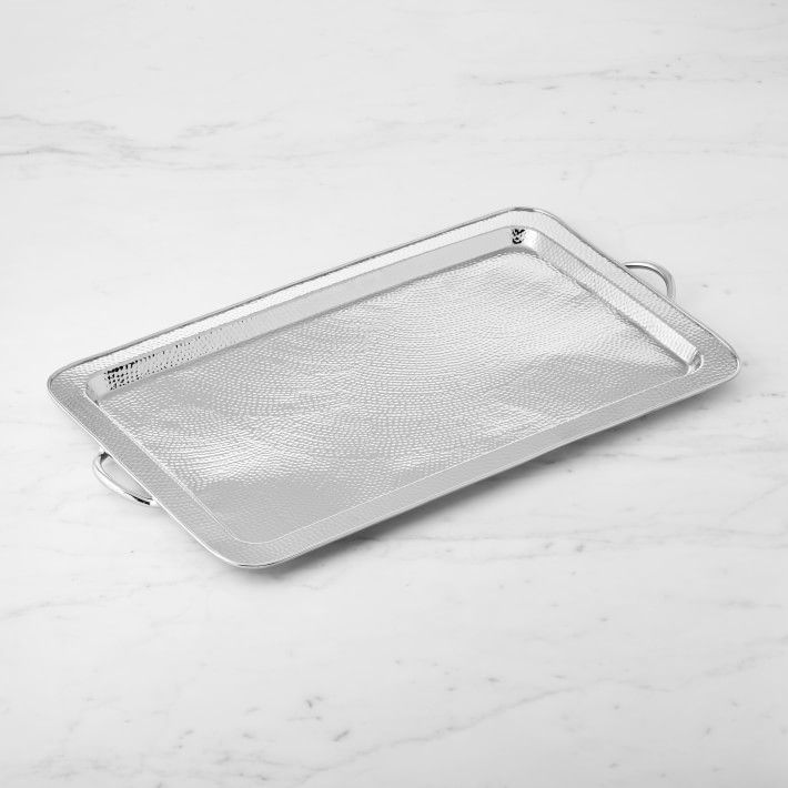 Hammered Rectangle Tray | Williams-Sonoma