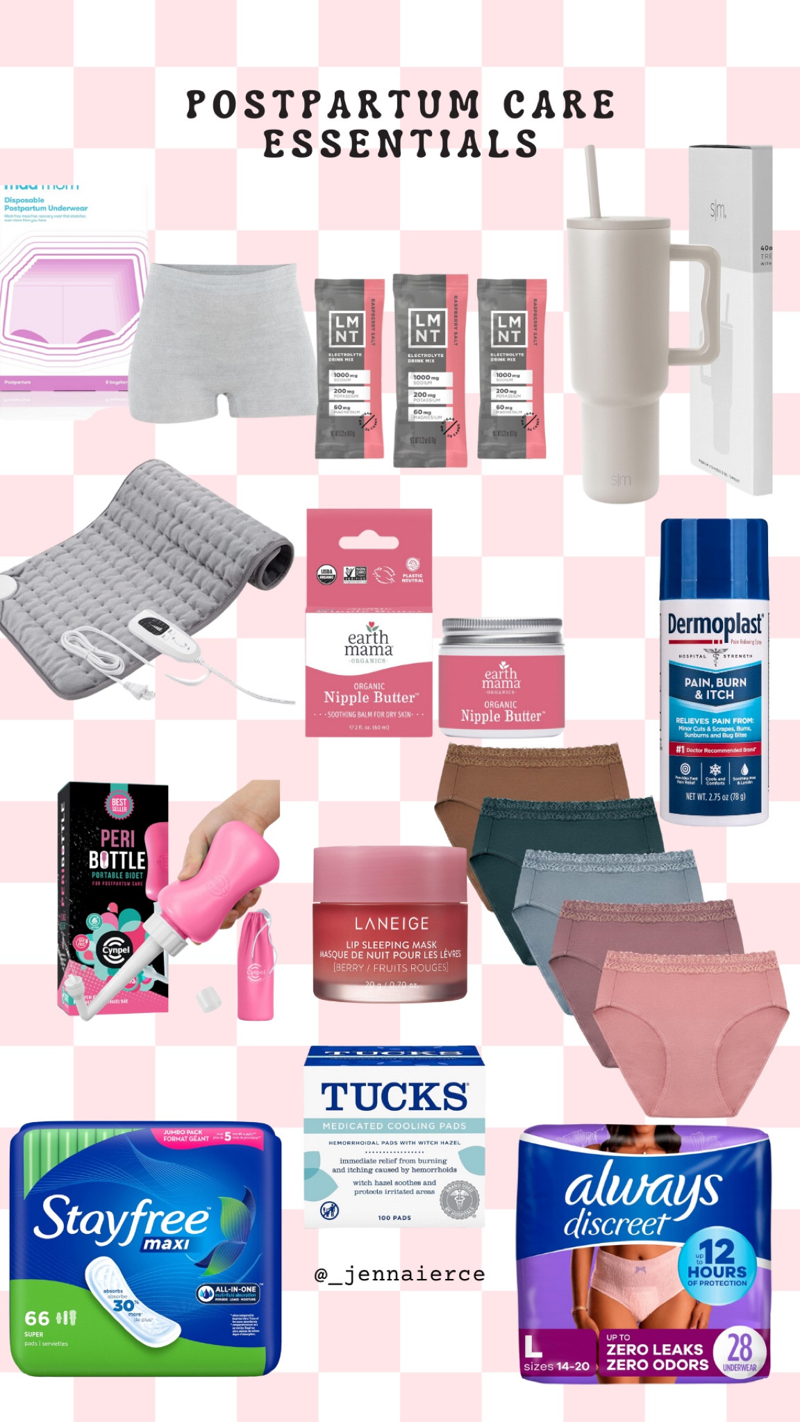 Amazon postpartum care essentials. I just had my baby 3 weeks ago and these products have been a lifesaver! The Frida mom disposable underwear are great!! 

#LTKmidsize #LTKbaby #LTKbump