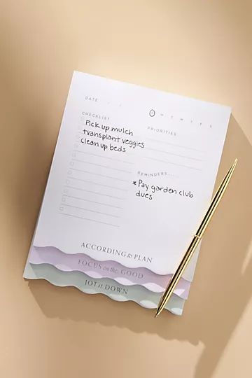 Elin Layered Notepad | Anthropologie (US)