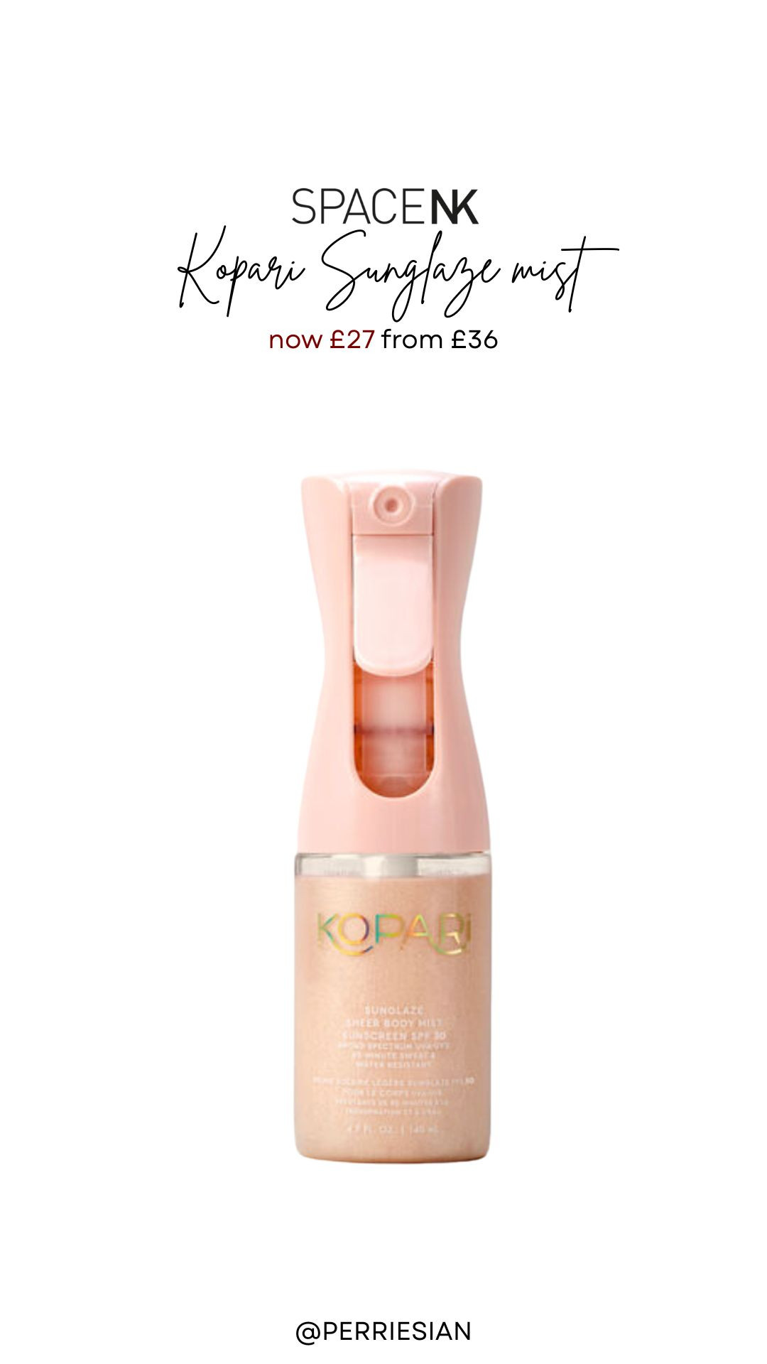 25% off the Kopari Sunglaze Body Mist on Space NK 

Cyber Week, Beauty, SPF, Beauty Essentials, Stocking Fillers for Her  

 

#LTKCyberWeek #LTKuk #LTKbeauty