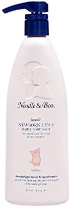 Amazon.com: Noodle & Boo 2-in-1 Newborn Hair & Baby Body Wash for Baby, Tear Free and Hypoallerge... | Amazon (US)