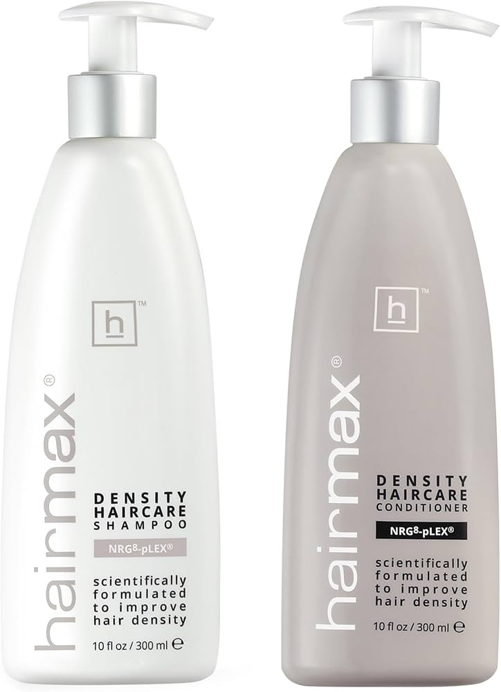 Hairmax Density Haircare Shampoo & Conditioner Set - For Thinning Hair Loss - Supports Hair Densi... | Amazon (US)