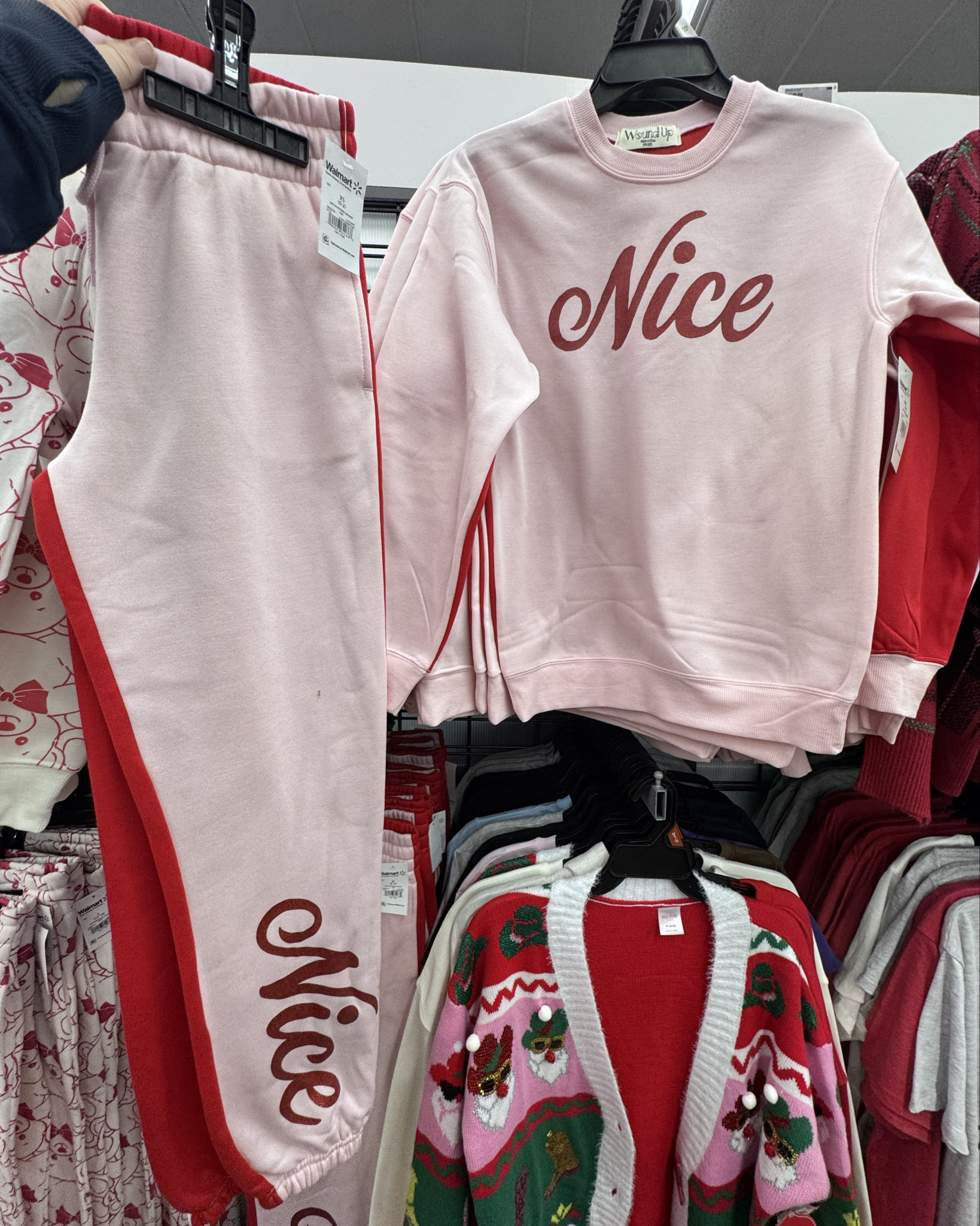 Naughty / Nice hoodie and joggers separates at Walmart 

#LTKHoliday #LTKFindsUnder50