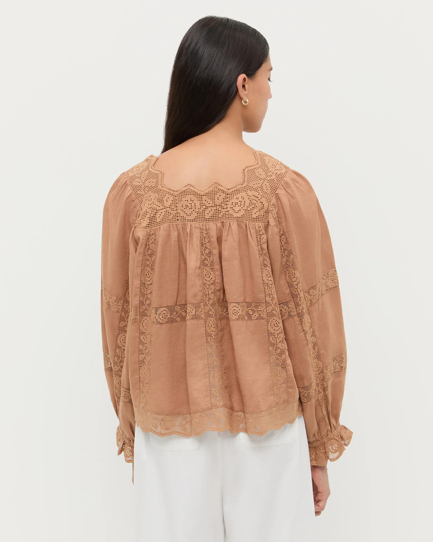Pauline Embroidered Lace Blouse | Loeffler Randall