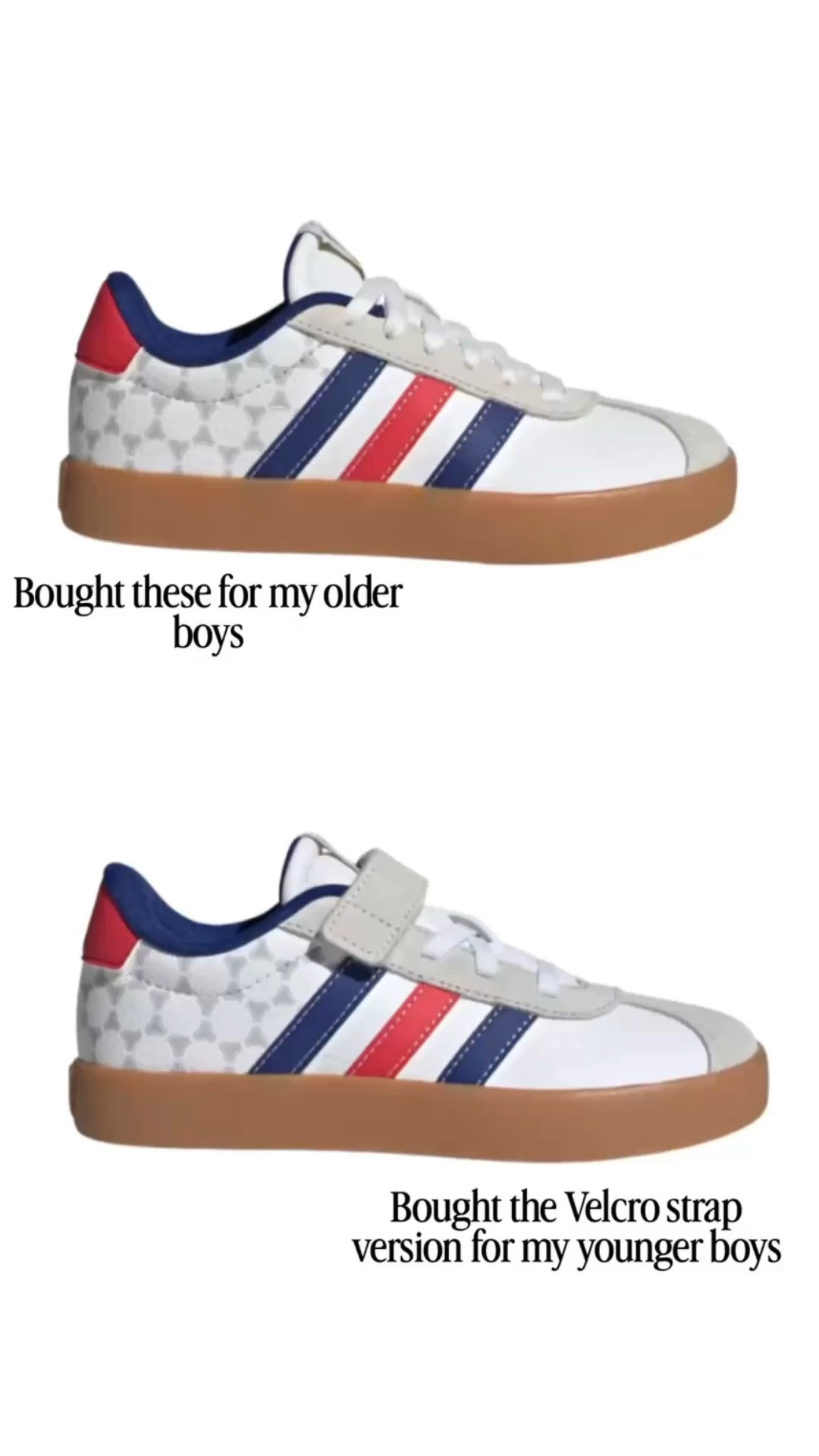 Just bought these team USA sneakers for all of my boys and my husband’s jealous.

Adidas sneakers for boys, red, white, and blue.

#TeamUSA #BoysShoes #BoysSneakers #BoysOutfits ￼

#LTKKids