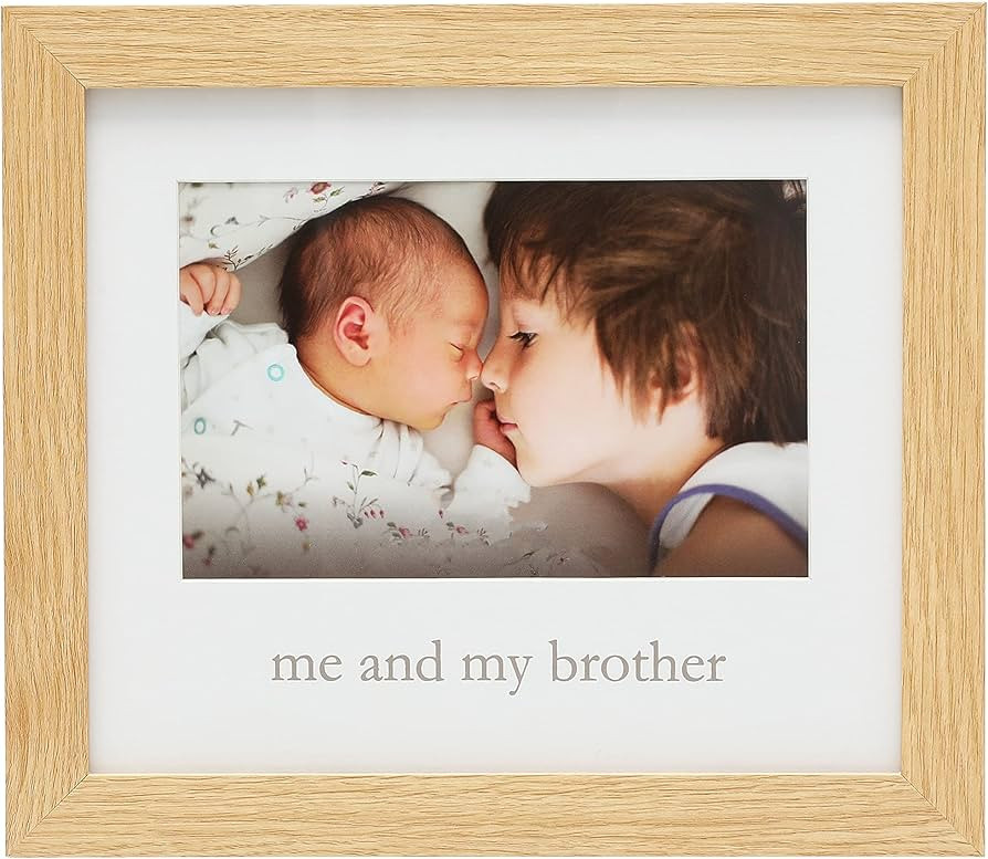 Kate & Milo Me & My Brother Frame, Sibling Keepsake Frame, Baby Nursery Décor Wall Art Picture F... | Amazon (US)