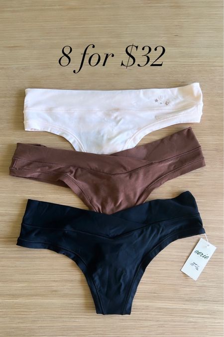 Aerie underwear 8 for $32- I love the ‘real me’ style & wear a small (tts) // 

#LTKstyletip #LTKfindsunder50 #LTKsalealert