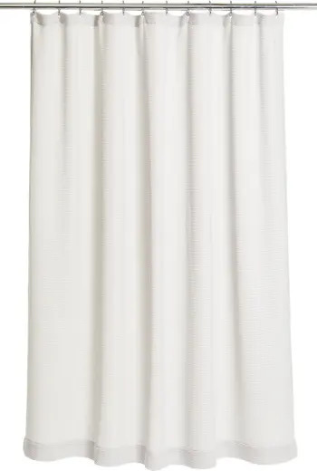 Cotton Waffle Weave Shower Curtain | Nordstrom