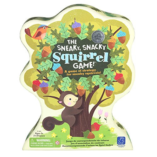 Educational Insights The Sneaky, Snacky Squirrel Game - Cute Preschool Board Games for Kids, Toddler Fine Motor Skills, Color Matching Kids Games and Fun Gifts for Girls & Boys Ages 3+ | Amazon (US)