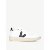 V-10 extra white leather trainers | Selfridges