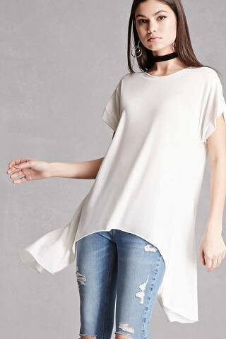 Pixie & Diamond Slit-Back Top | Forever 21 (US)