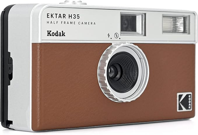KODAK EKTAR H35 Half Frame Film Camera, 35mm, Reusable, Focus-Free, Lightweight, Easy-to-Use (Bro... | Amazon (US)