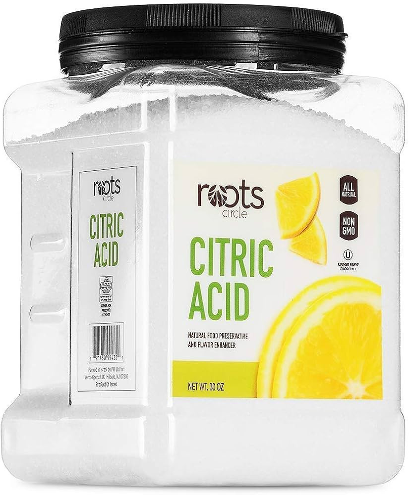 Roots Circle All-Natural Citric Acid | 1 Pack - 1.87 Pounds | Kosher for Passover | Food-Grade Fl... | Amazon (US)