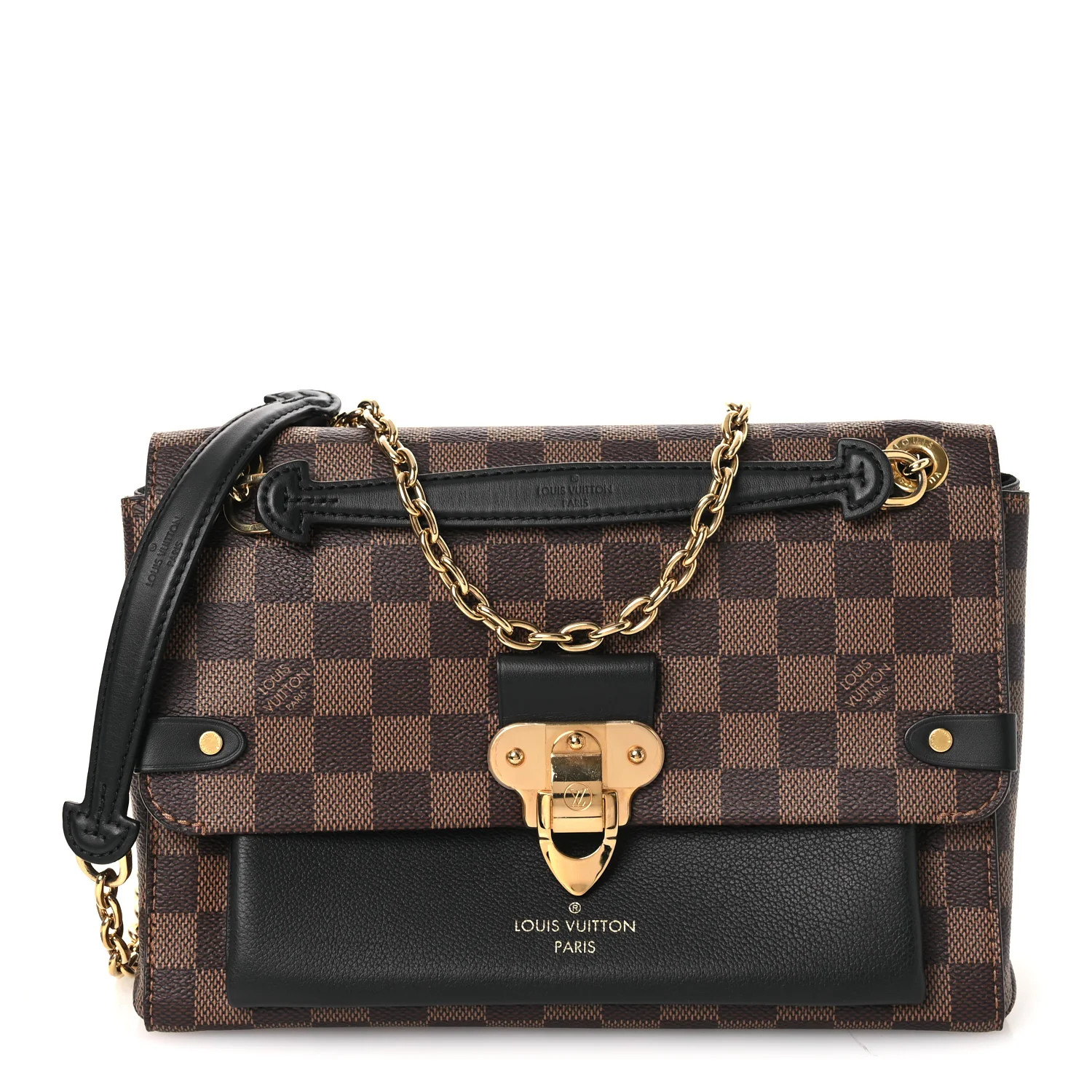 Louis Vuitton Damier Ebene Vavin PM Black 1888196 | FASHIONPHILE (US)