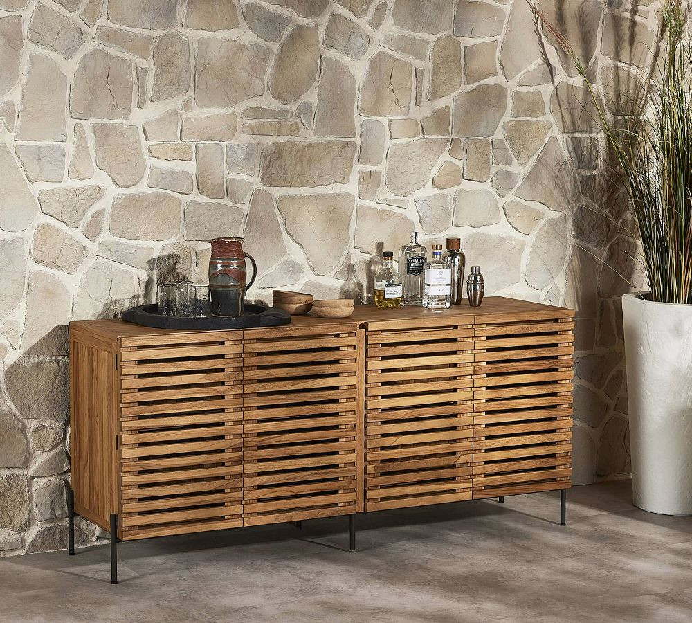 Pengrove Teak Outdoor Buffet (72") | Pottery Barn (US)