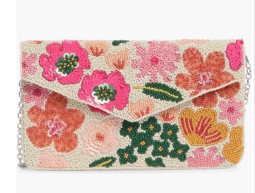 Beaded clutch - regularly $63, on sale!! 


#floral #floralpurse #floralclutch #clutch #beadedpurse #floralpurse #notdstromrack #weddingguest #LTKWedding 

#LTKSaleAlert #LTKU #LTKOver40