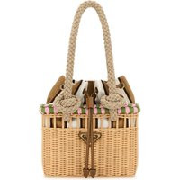 Prada Wicker Mini Shopping Bag | Balardi (US & Canada)