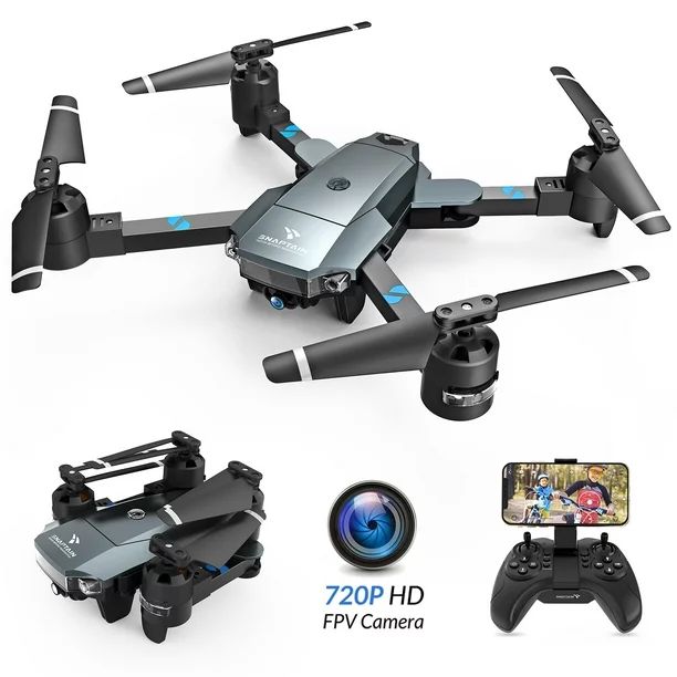 SNAPTAIN A15H-720 Foldable 720P HD Camera Drone with Live Video 120° Wide-Angle Wifi Quadcopter ... | Walmart (US)