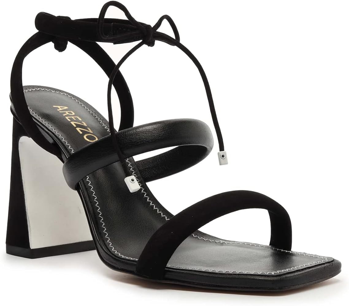 Arezzo Women's Lenny High Block Heels Sandal | Amazon (US)