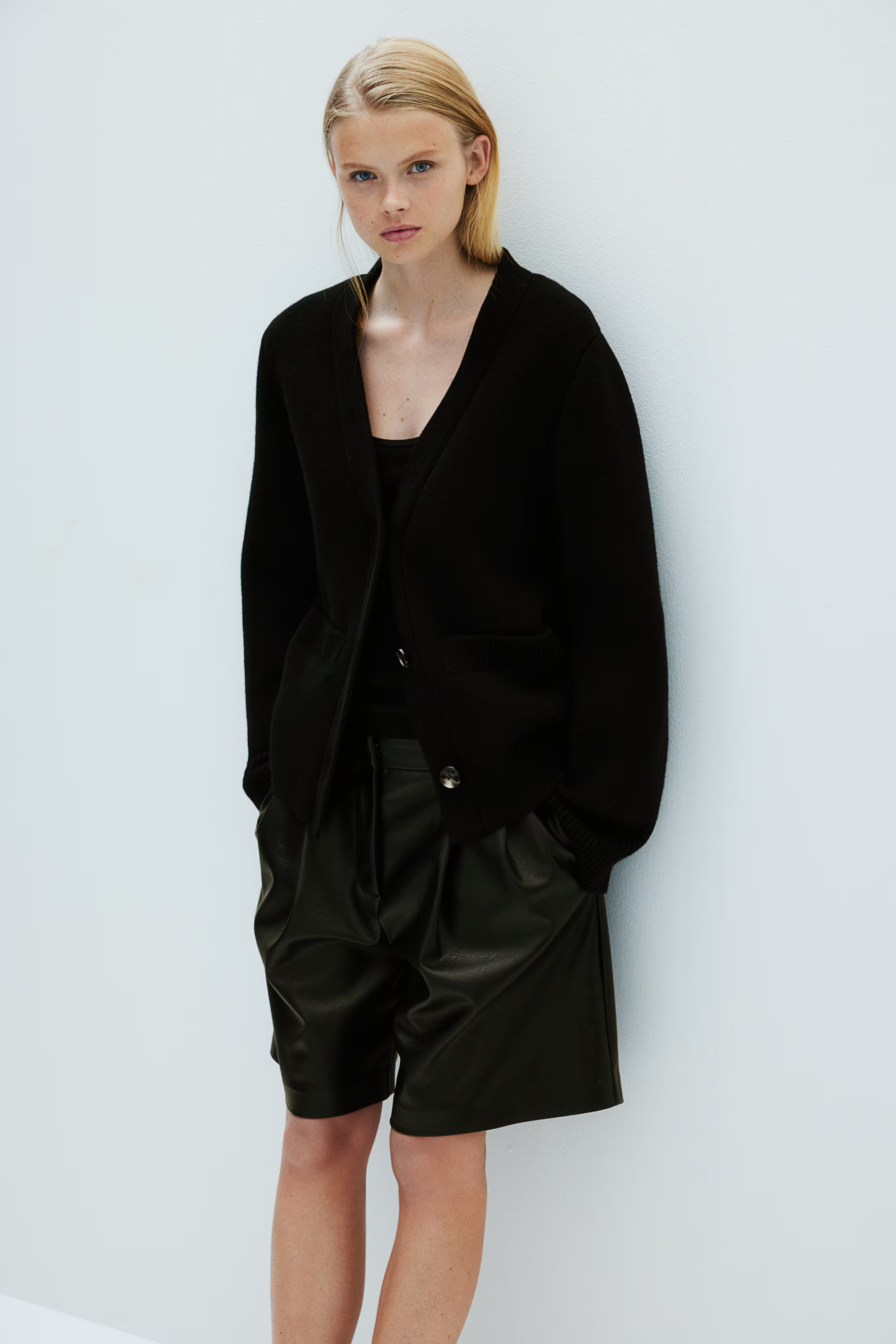 Knit Wool Cardigan - Dark gray melange - Ladies | H&M CA | H&M (US + CA)