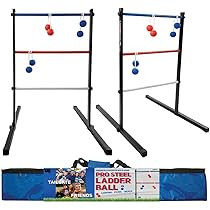 Front Porch Classics, Maranda Enterprises Ladderball Pro Steel, Black, Blue, Red, White | Amazon (US)