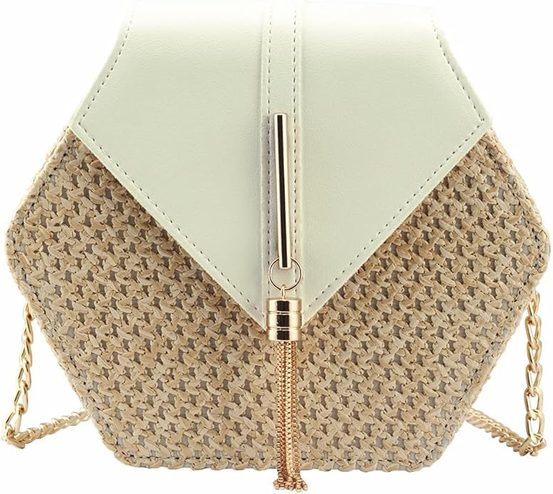Women's Crossbody Bag Cute Straw Shoulder Bag | Amazon (US)