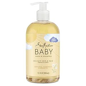 SheaMoisture Baby Wash & Shampoo for All Skin Types Raw Shea, Chamomile & Argan Oil Baby Wash and... | Amazon (US)