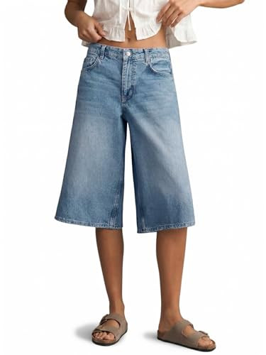 Cicy Bell Womens Baggy Bermuda Jean Shorts Wide Leg High Waist Denim Jorts | Amazon (US)
