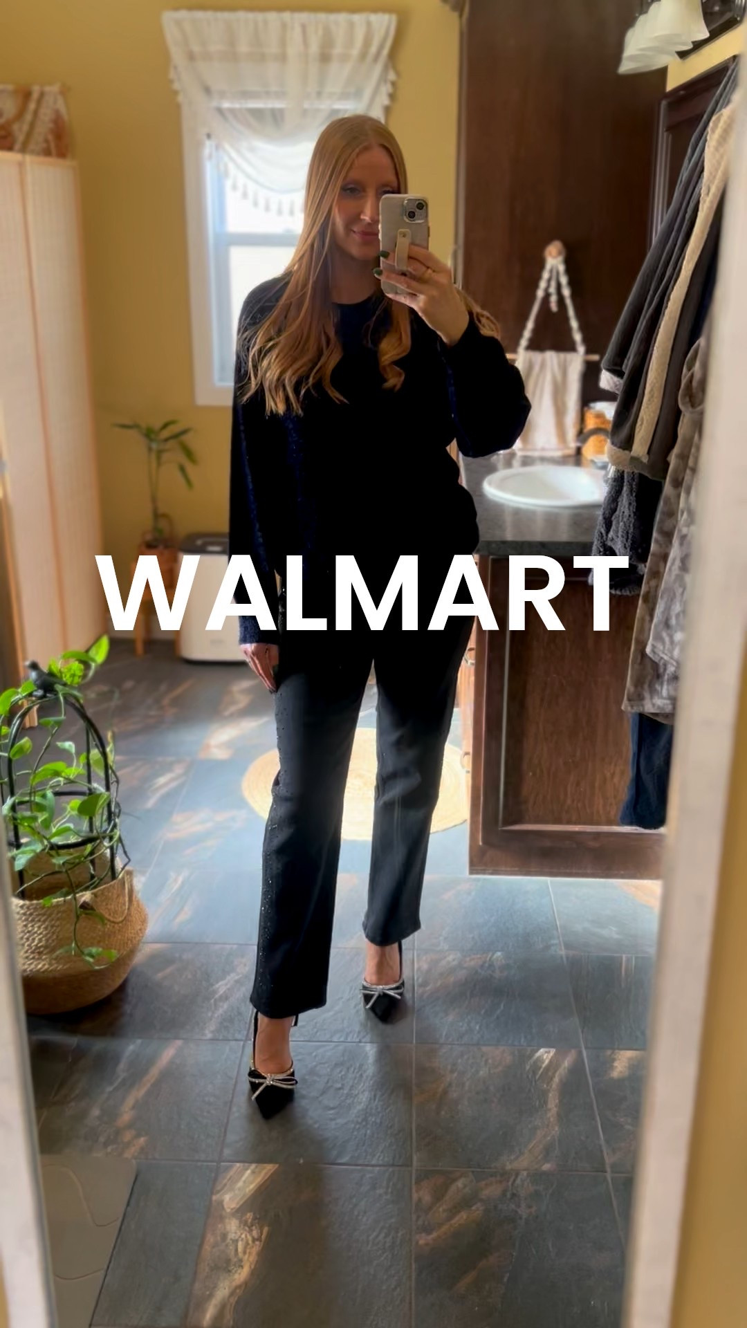 More new Walmart Arrivals! This sweater is gorgeous and I paired it with my rhinestone Walmart denim. 

#LTKootd #LTKOver40 #LTKgrwm