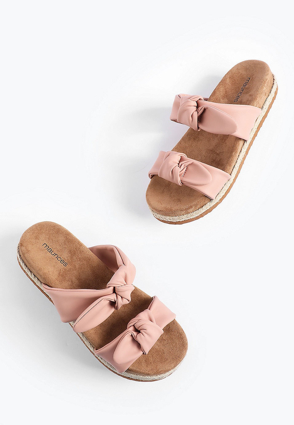 SuperCush Knotted Strap Slide Footbed Sandal | Maurices