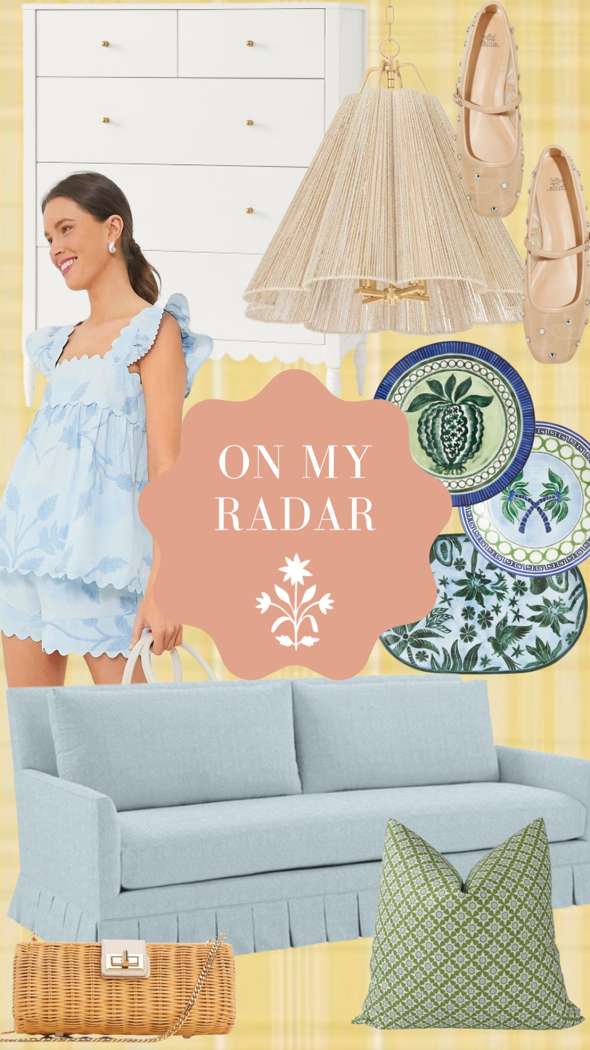 Scalloped pendant, white dresser, skirted sofa, matching set, resort, designer throw pillow 

#LTKhome #LTKstyletip #LTKxTarget