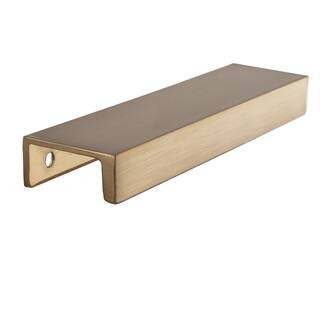 Sumner Street Home Hardware Martin 5 in. Satin Brass Drawer Pull (10-Pack) RL022382 - The Home De... | The Home Depot
