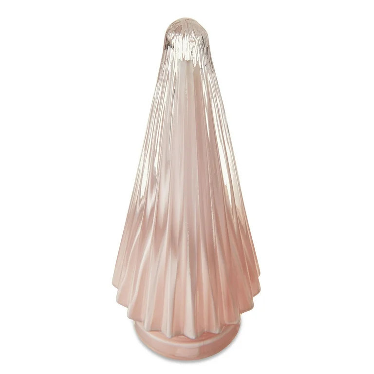 Pink Glass Tabletop Tree, 6 in, by Holiday Time | Walmart (US)