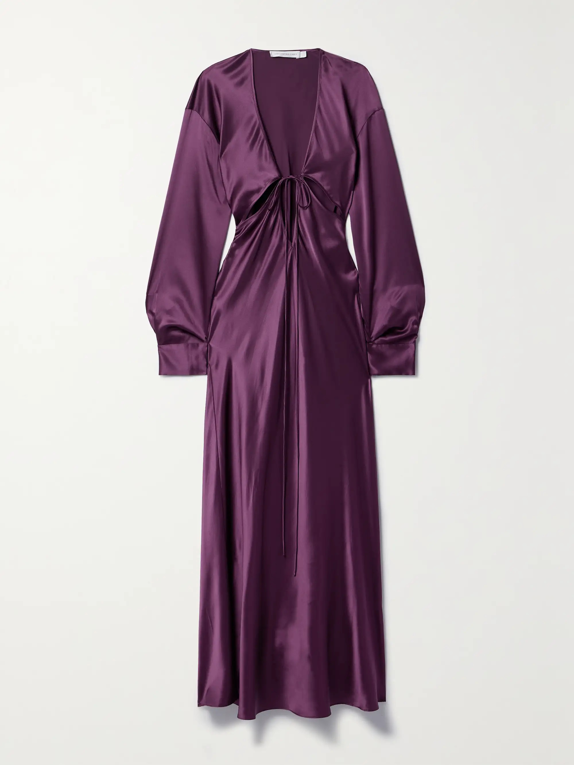 Triquetra cutout silk-satin maxi dress | NET-A-PORTER (UK & EU)