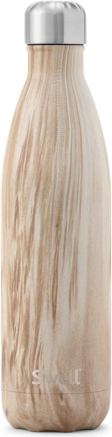 S'well Stainless Steel Water Bottle - 25 Fl Oz - Blonde Wood - Triple-Layered Vacuum-Insulated Co... | Amazon (US)