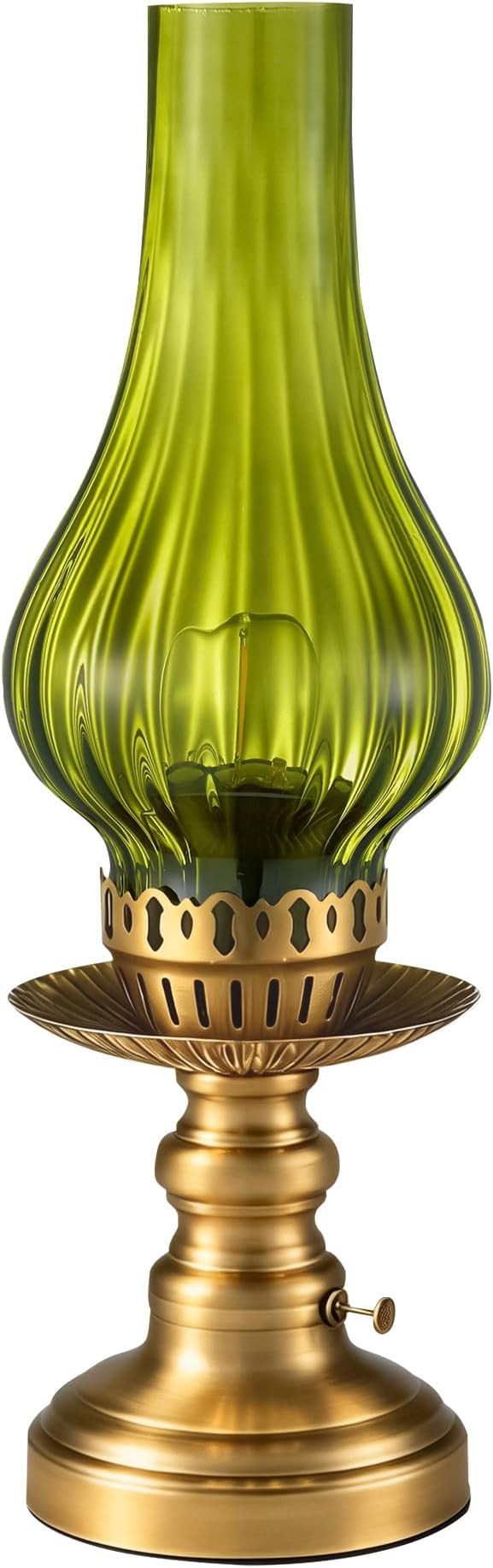 UMEXUS Vintage Rechargeable Cordless Table Lamp Battery Operated, Green | Touch Control Dimmer, G... | Amazon (US)