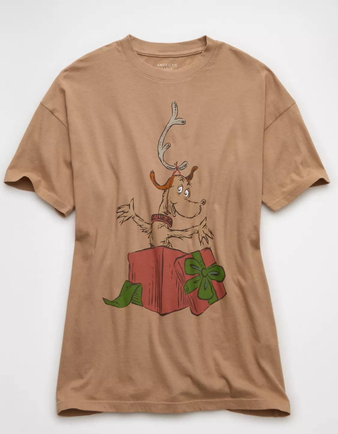 AE Grinch Relaxed Graphic T-Shirt | American Eagle Outfitters (US & CA)