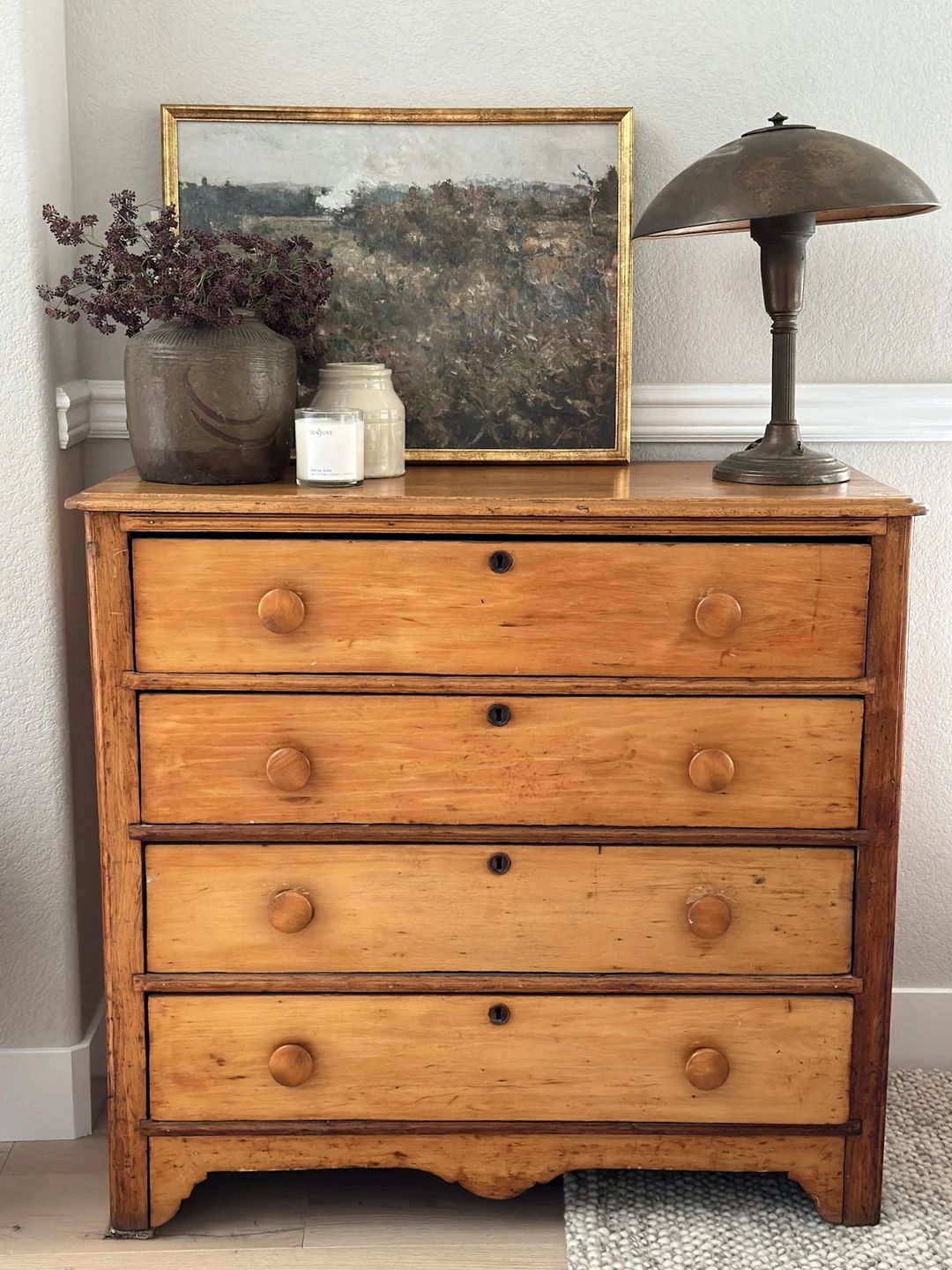Antique 19th Century Pine Dresser - Etsy | Etsy (US)