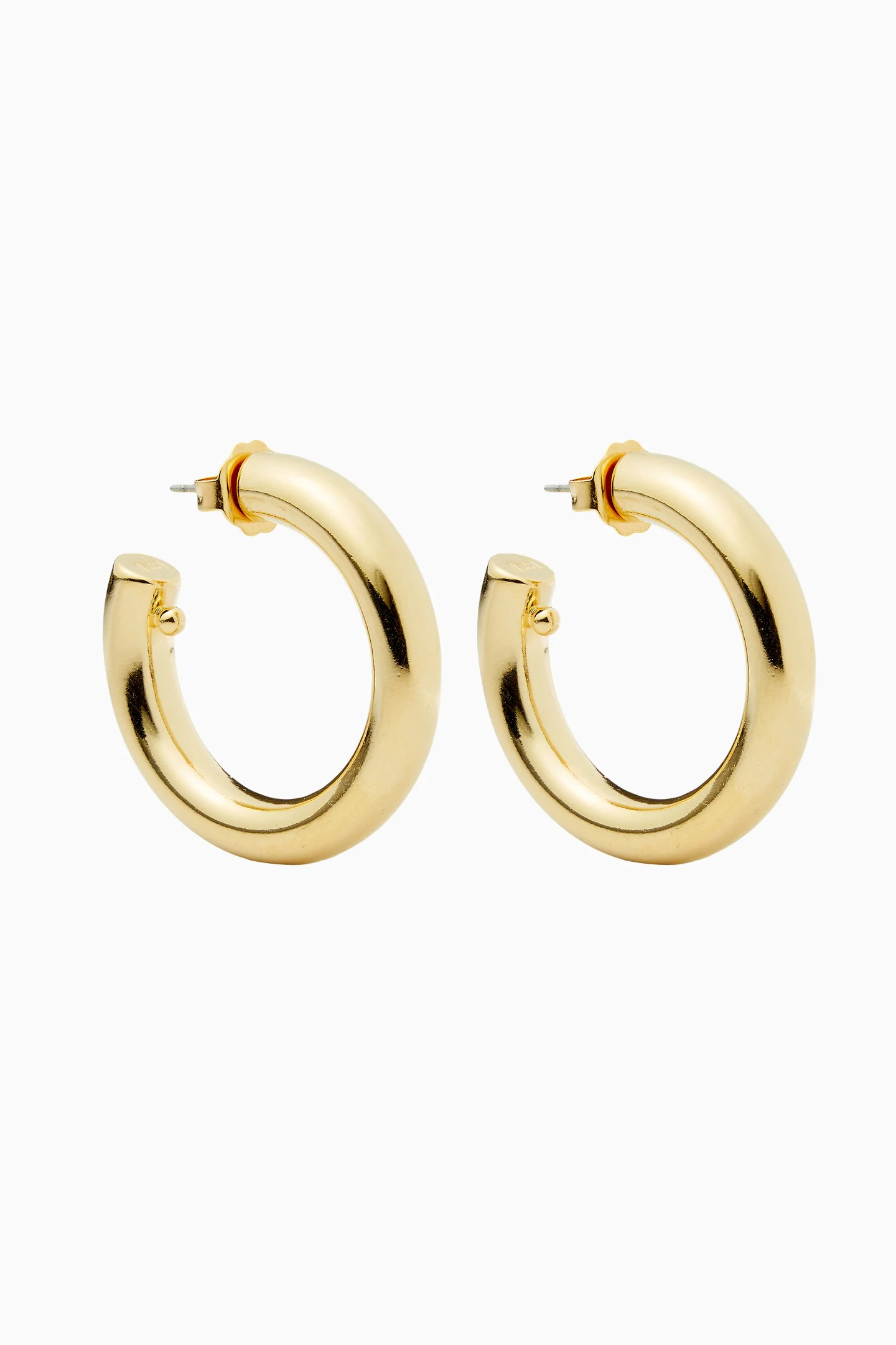 Brinker+Eliza Jumbo Hoops | LoveShackFancy