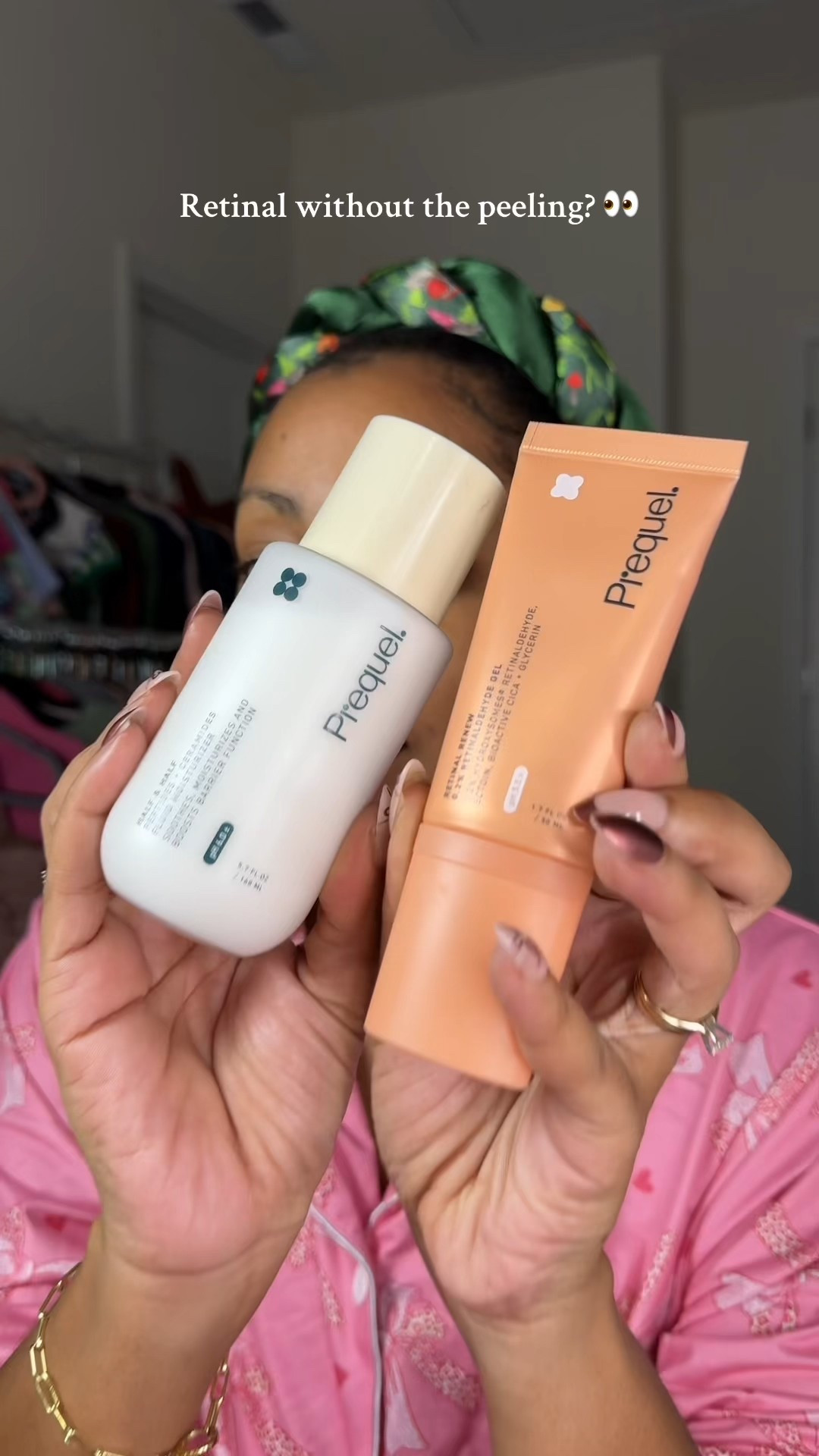 If you're new to retinoids and/or have more sensitive skin, try the "retinal sandwich" method, a process that helps reduce potential for irritation by layering moisturizing products like Half & Half Fluid Moisturizer before and after a retinoid like Retinal Renew. 

Mature skin. Skincare. Nighttime skincare.  Prequel retinol retinal moisturizer sensitive skin 

#LTKBeauty #LTKOver40