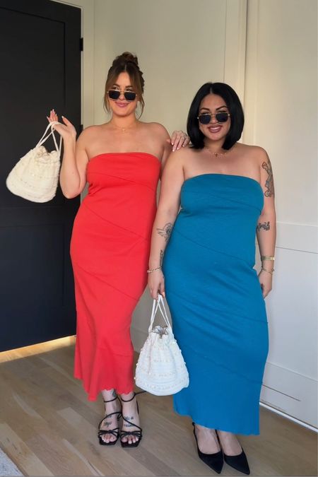 Mix and match dresses with your bestie for under $50! We are both wearing size XL 🍊🦋

#LTKmidsize #LTKfindsunder50 #LTKstyletip