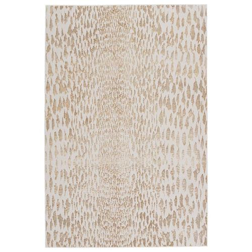 Jaipur Living Kimball Global Bazaar Cream Animal Patterned Rug - 7'10"x10'6" | Kathy Kuo Home