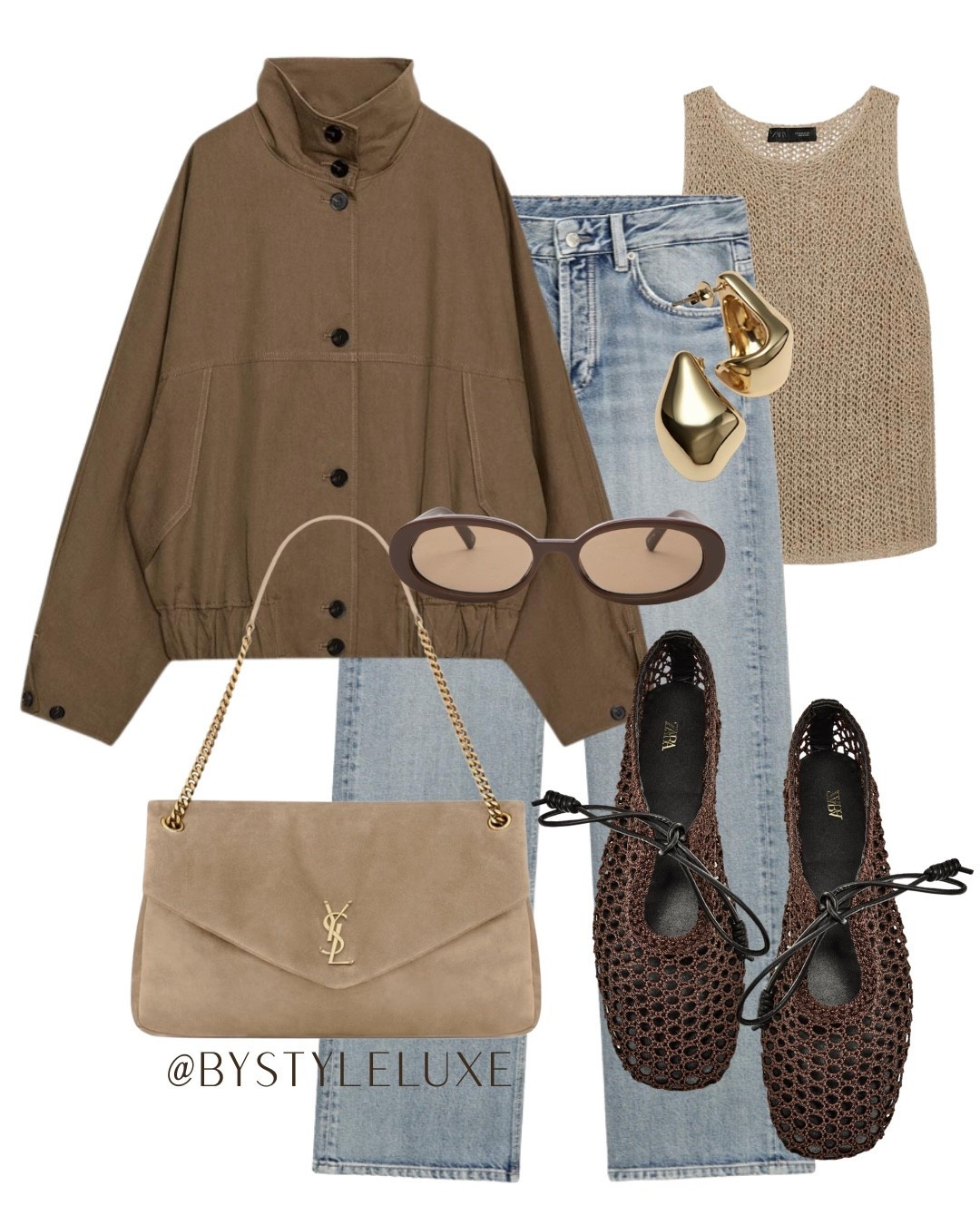 ZARA - New spring jacket and crochet ballet flats from @zara styled with staple blue denim jeans 

#springoutfit #jeans #jacket 

#LTKjeans #LTKspring #LTKshoes